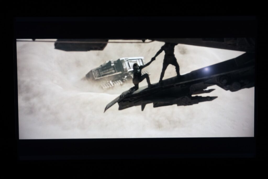 image of dune on the IFE screen
