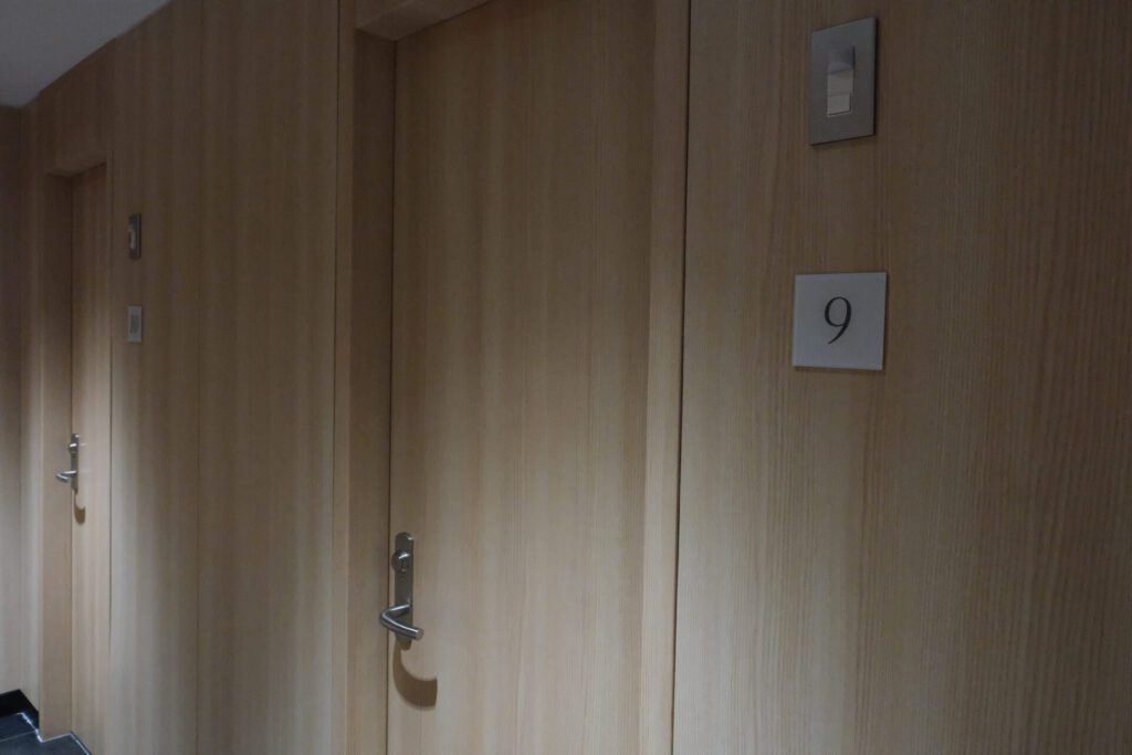 Shower room door
