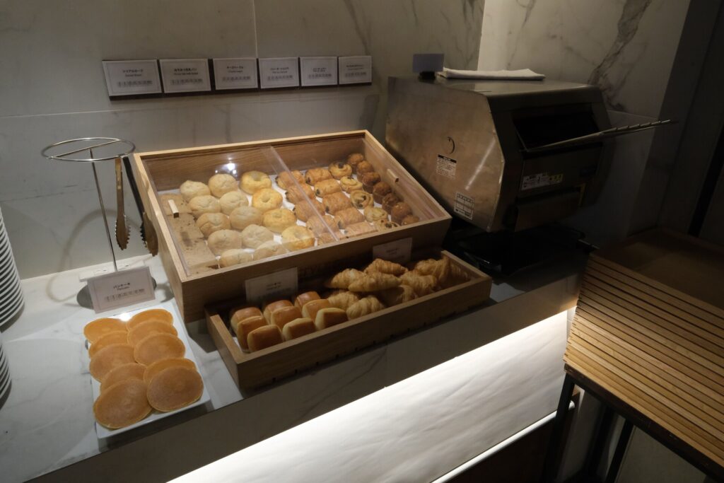 Breads, Pastries and Pancakes are available for breakfast - the Buffet is fairly basic.
