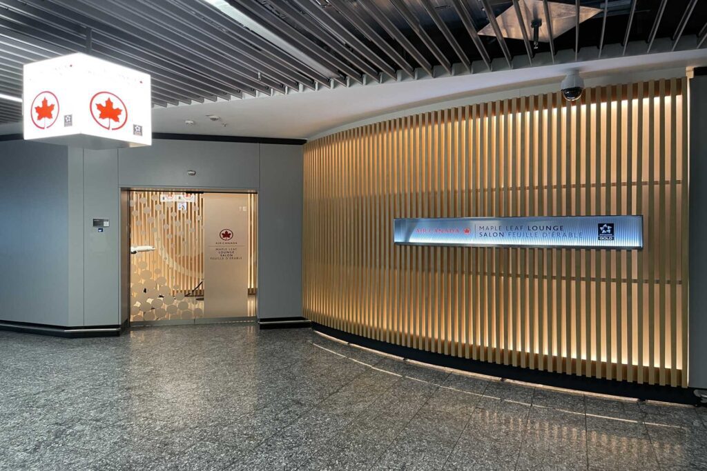 Air Canada Maple Leaf Lounge Entrance At Frankfurt