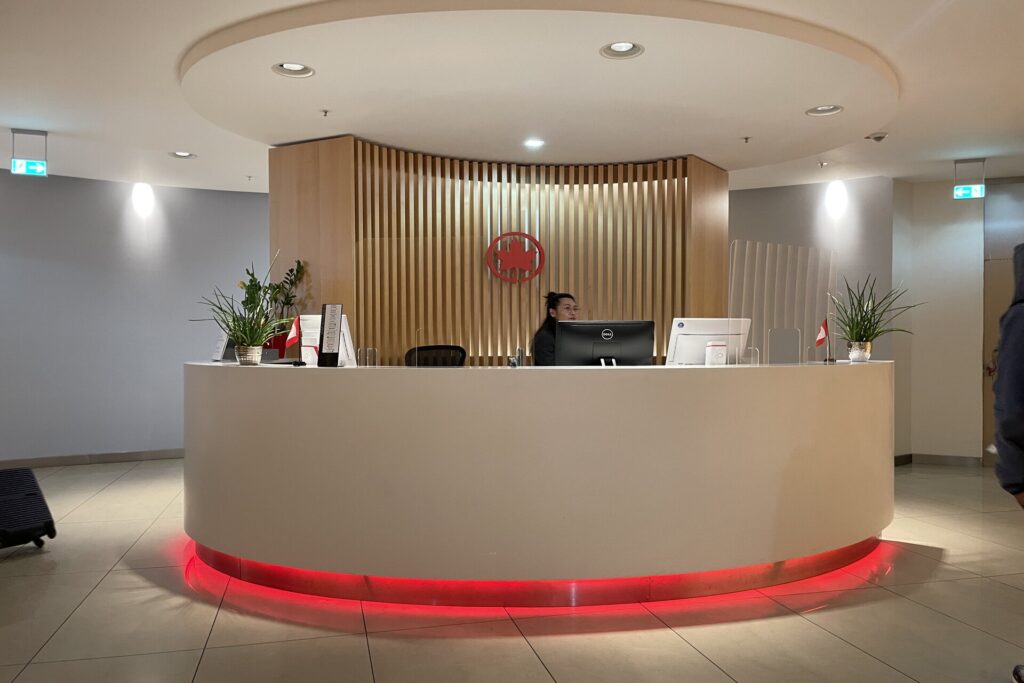 Status matching to Star Alliance Gold grants you access to a host of lounges including the Air Canada Maple Leaf lounges.