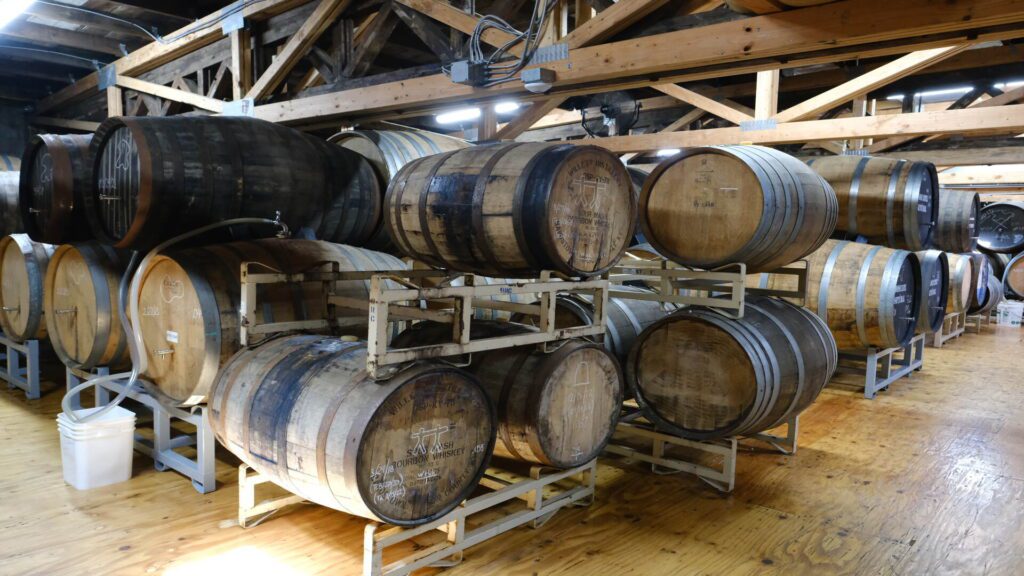 De Garde Brewing oak barrels