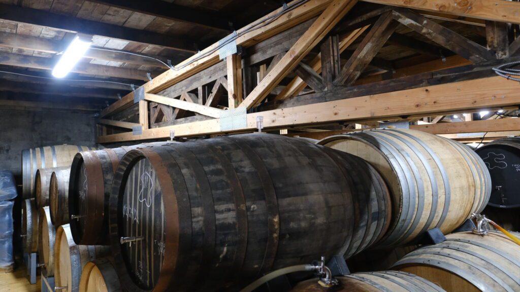 De Garde Brewing French Oak Barrels in varied sizes to house the fermented beers