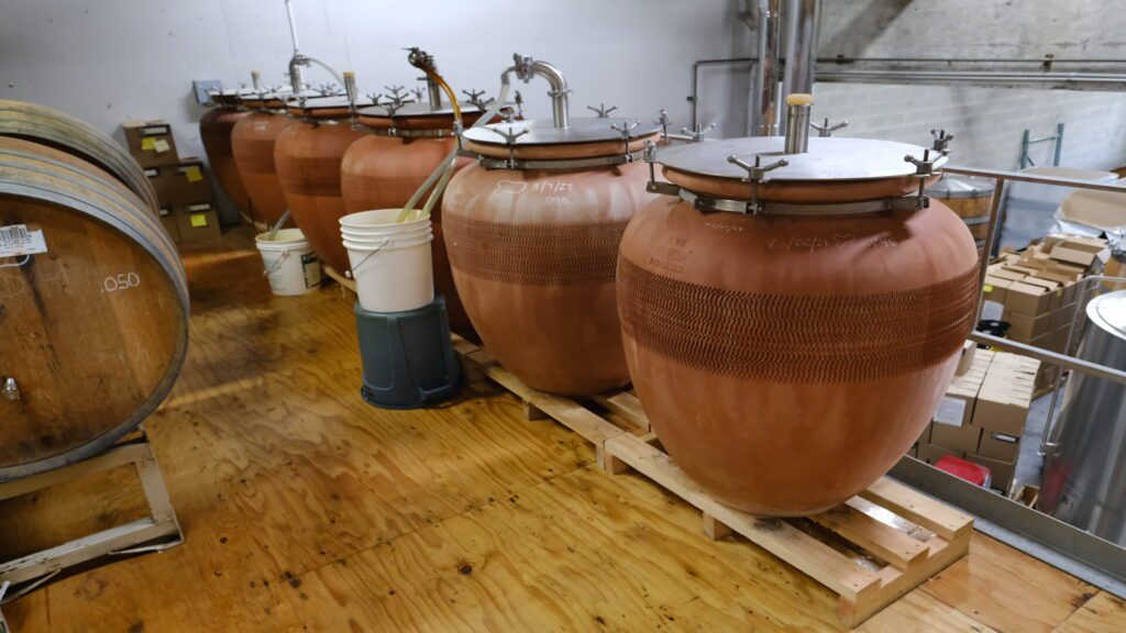 De Garde Brewing Amphora barrel vases