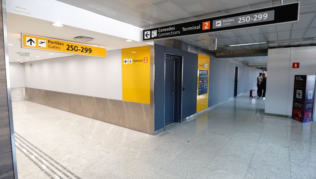 Interior of Sao Paulo GRU Airport