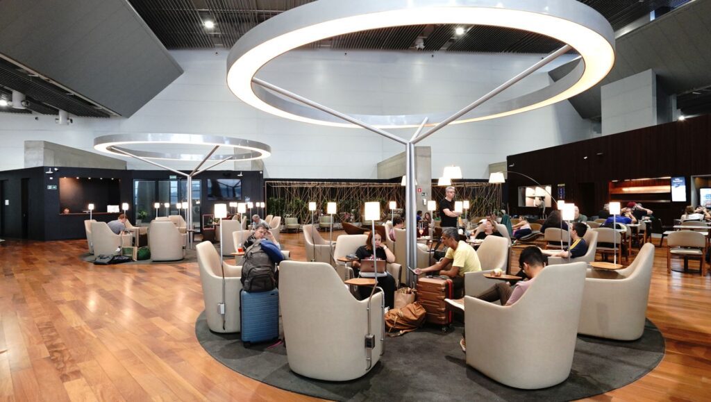 Espaco Banco Safra Lounge interior