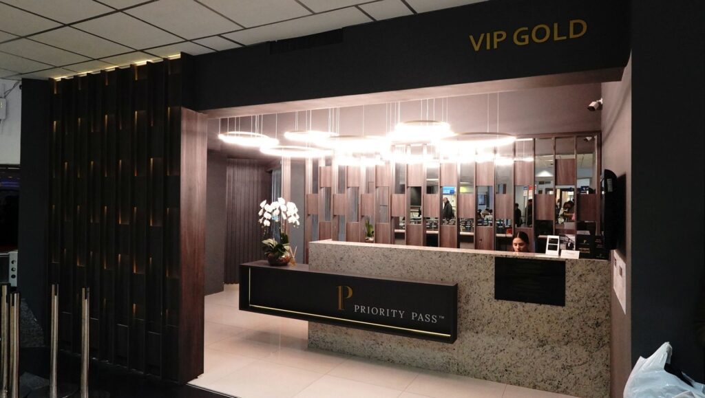 VIP Gold Lounge entrance