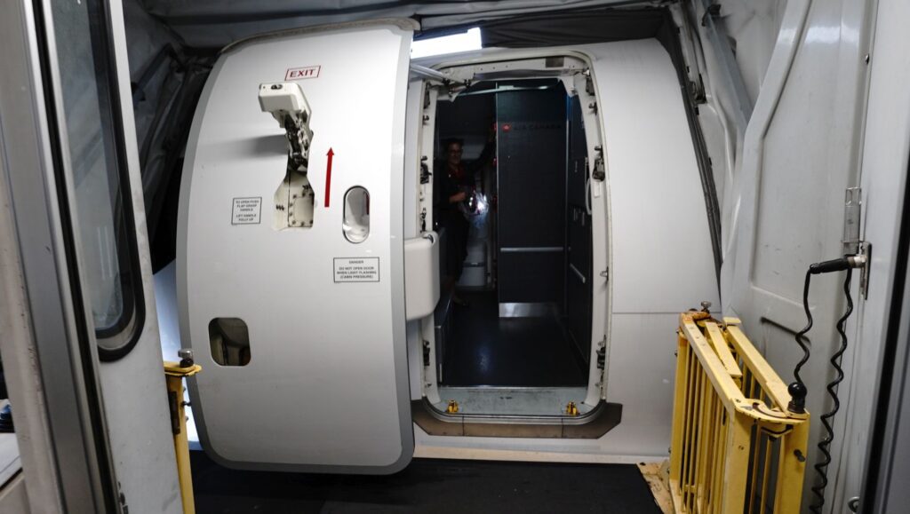 Air Canada Aircarft door