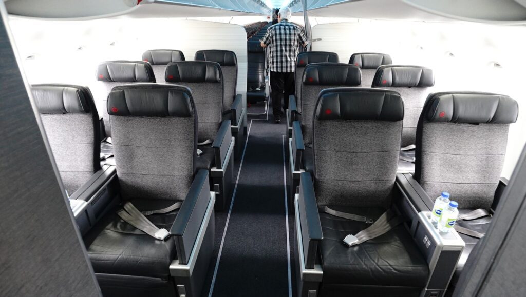 Air Canada A220-300 Business Class cabin