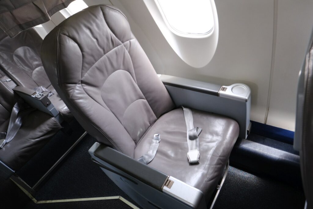 Air Canada Jazz Business Class CRJ seat