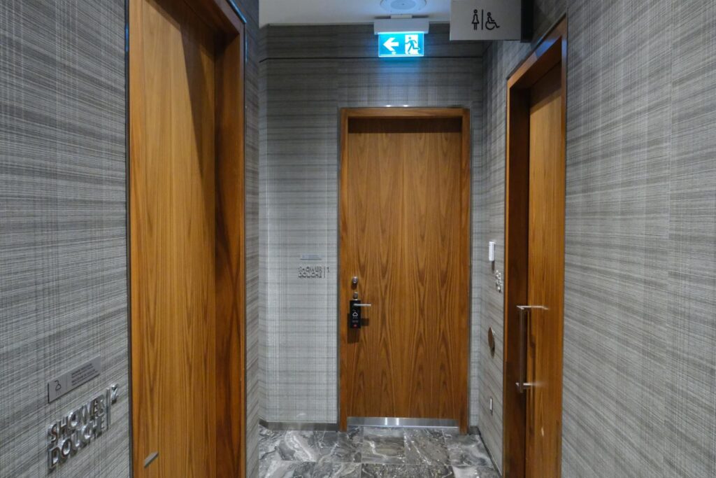 shower room entrance