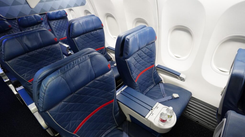 Delta Domestic Business Class seating