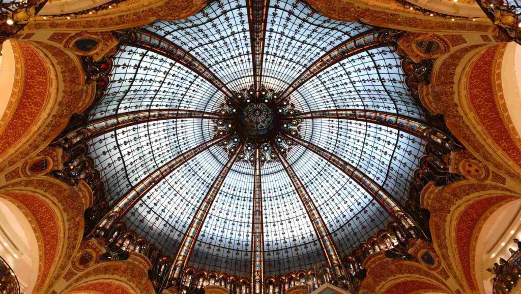 Roof of the Galeries Lafayette Haussmann
