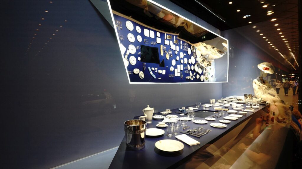 Gastronomy and Tableware display