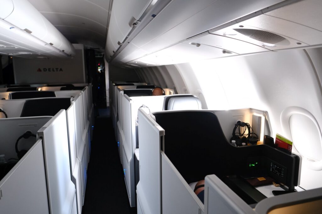 Delta One Business Class cabin