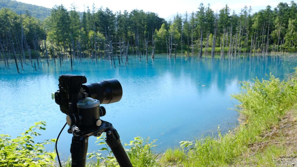 The Blue Pond produces some stunning landscape images