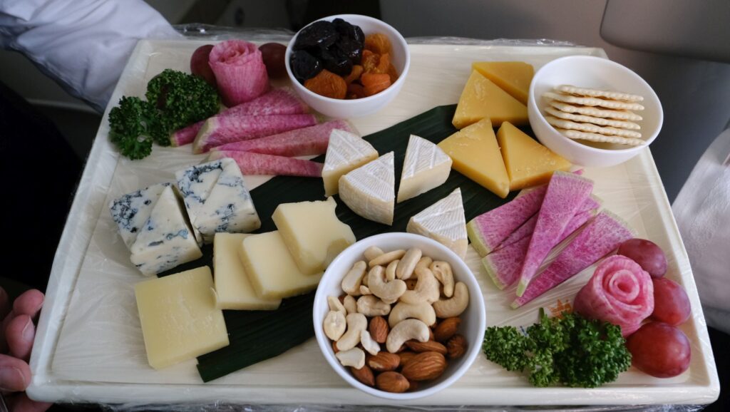 Vietnam Airlines Business class cheese plater