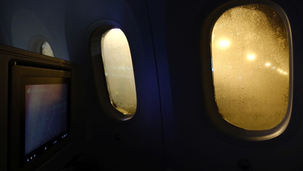 The windows fogged instantly and stayed that way after landing in the humid night of Vietnam.