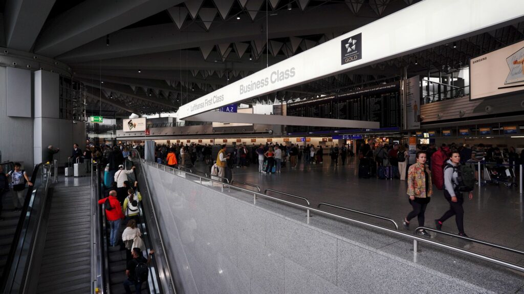 Inside Frankfurt Airport's quintessential Terminal 1