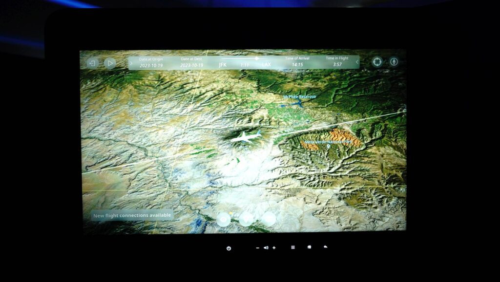 Flying past the Four Corners over Colorado