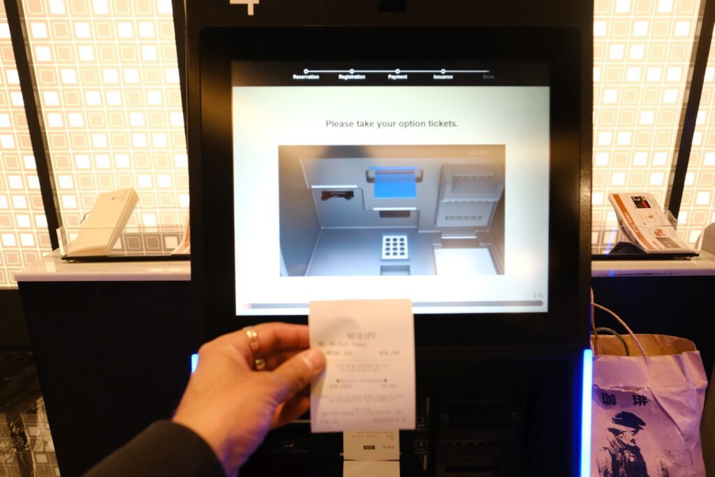 The machine has problems processing foreign credit cards