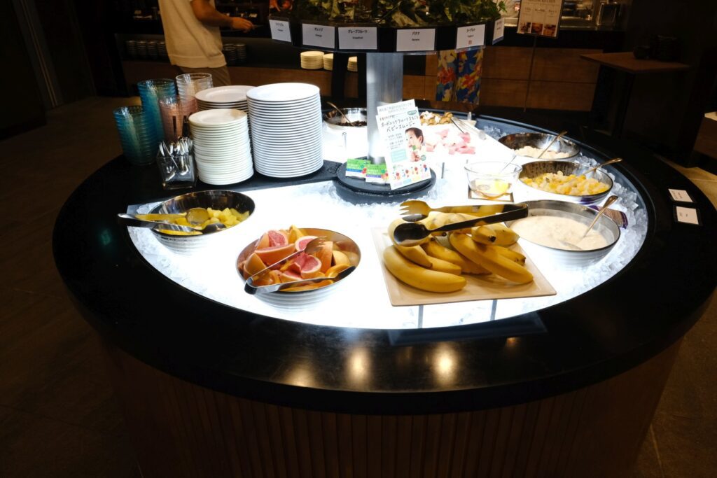 the selection of fruit for a continental breakfast was very fresh and tasty