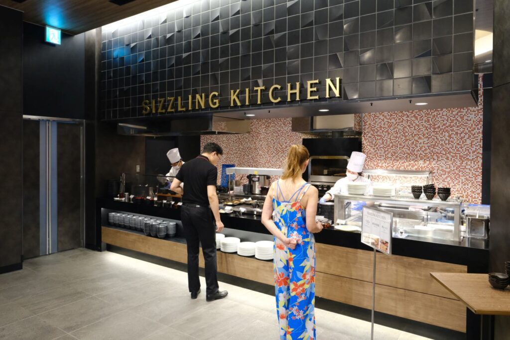 For a hot breakfast, the sizzling kitchen has lots to offer, and everything I tried was excellent