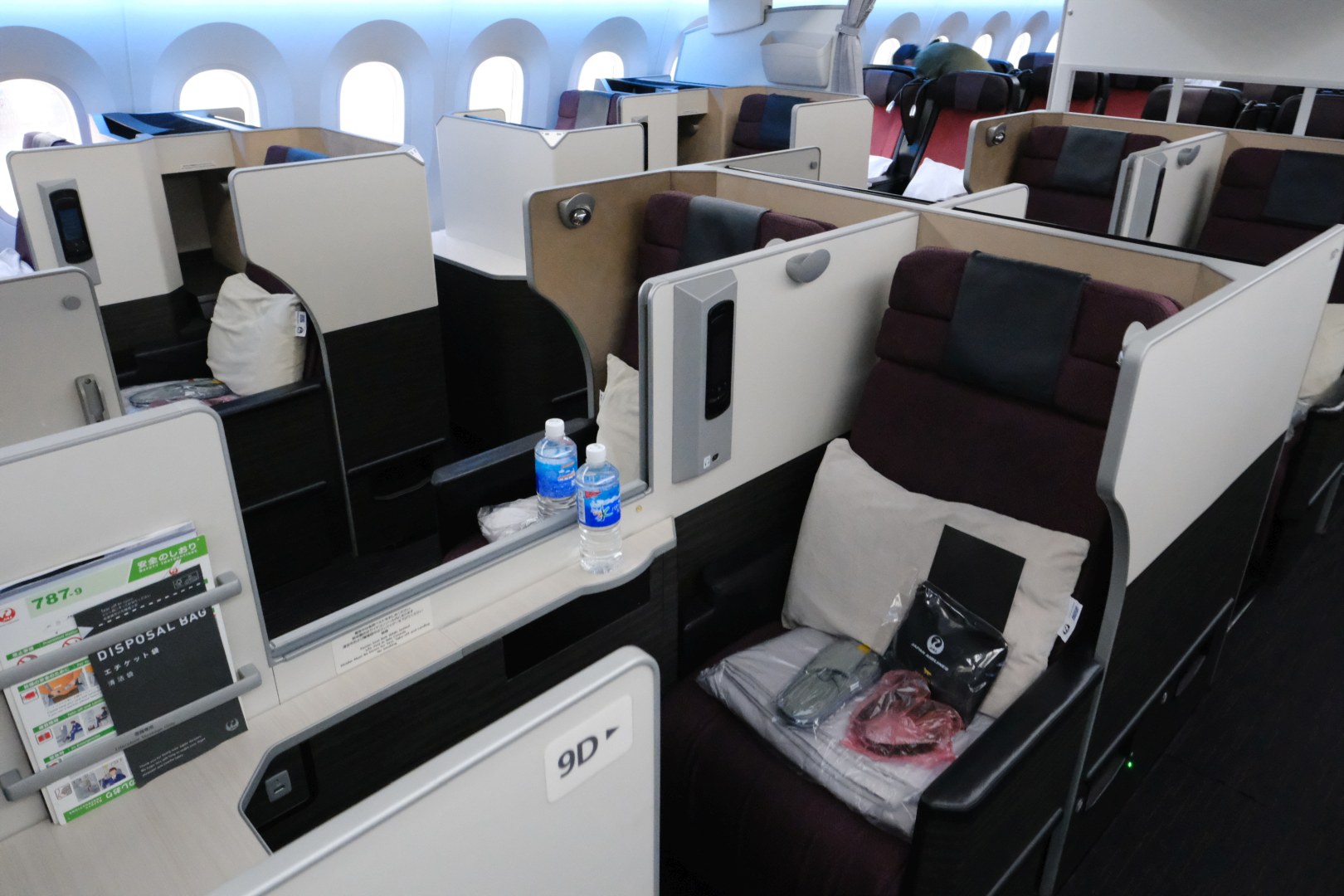 Japan Airlines Business Class B787900 Tokyo Narita NRT to Seattle SEA