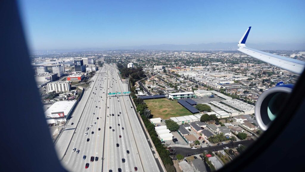 Classic view over the 405.