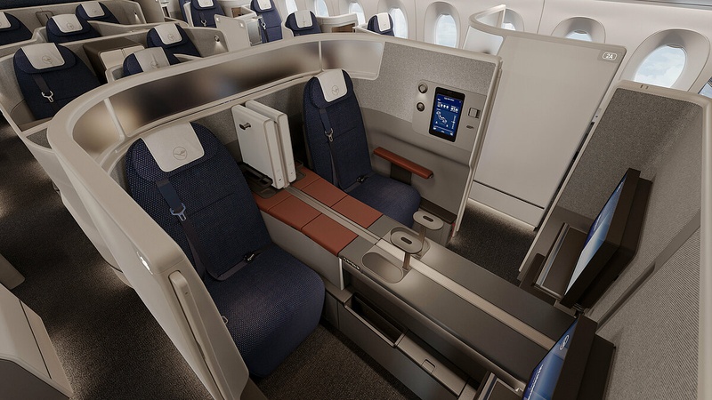 The New Lufthansa Allegris Business Class center seats
